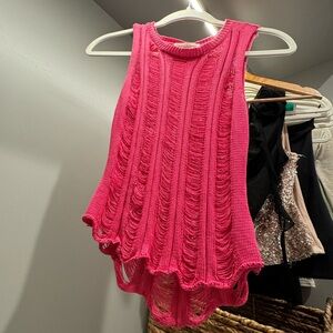 pink cowgirl style top